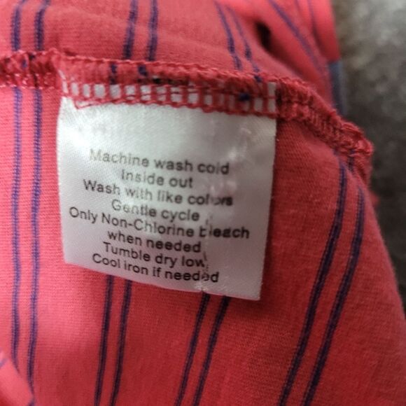 Peter Millar Crown Comfort Men's Golf Polo Shirt XL Red Blue Striped Club Logo A - Picture 11 of 13